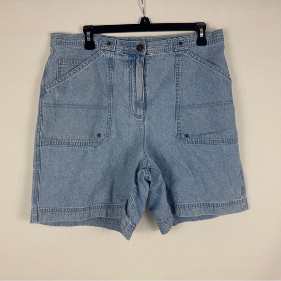 Vintage Christopher & Banks Light Blue Denim Shorts - Picture 1 of 6